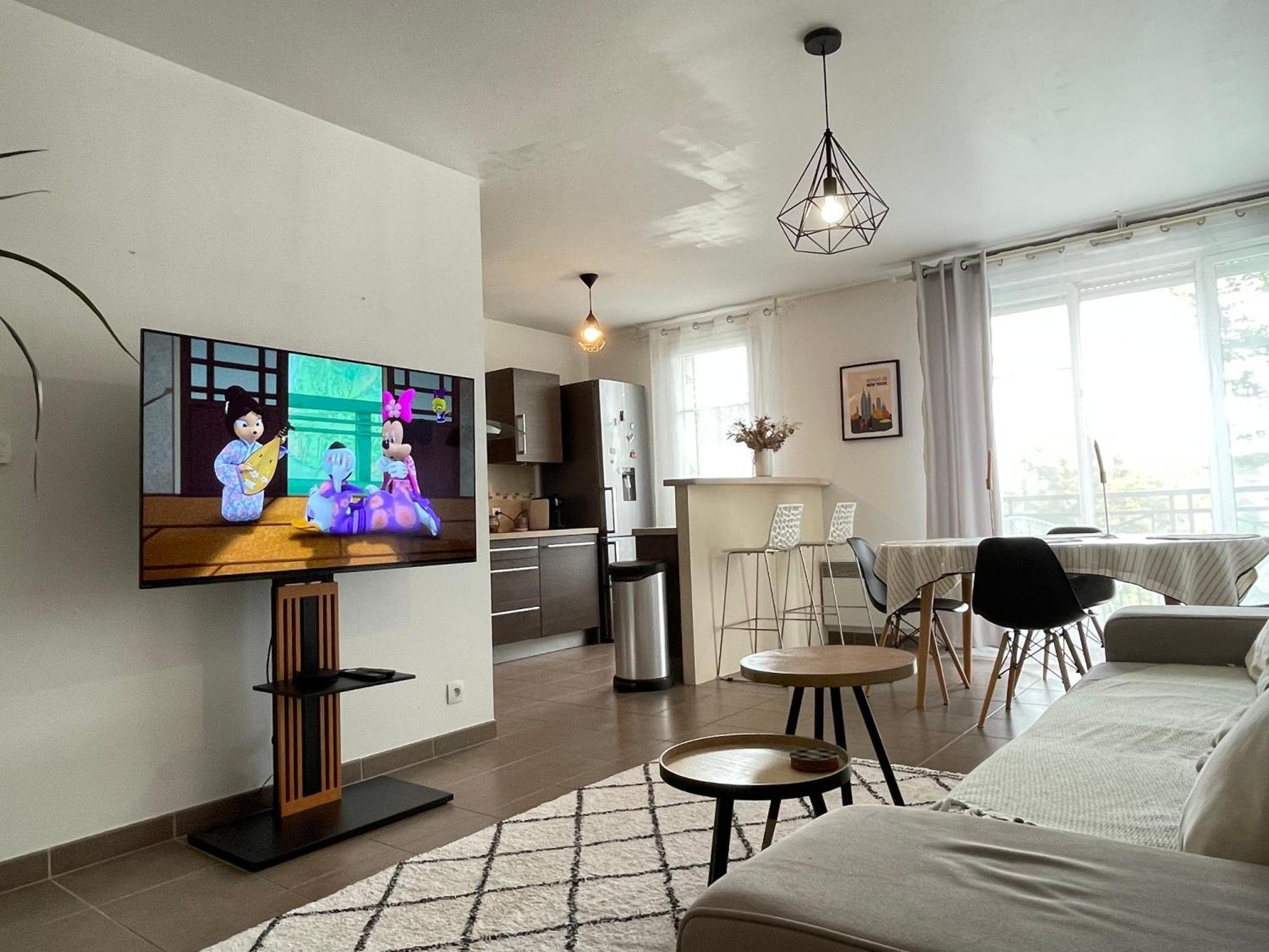 Duplex Moderne 8Per&3Ch&10 Min Disney&Parking Free Magny-le-Hongre Exterior photo